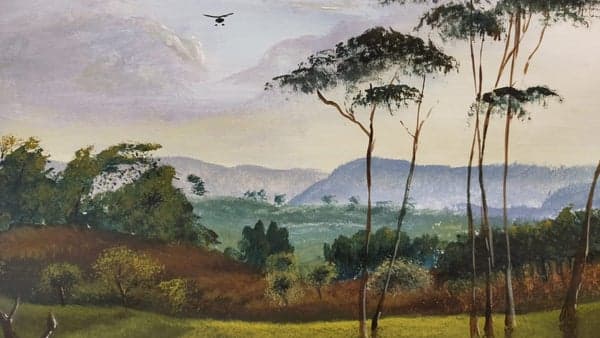 Mindful Art Class - 'Monet style' acrylic landscape